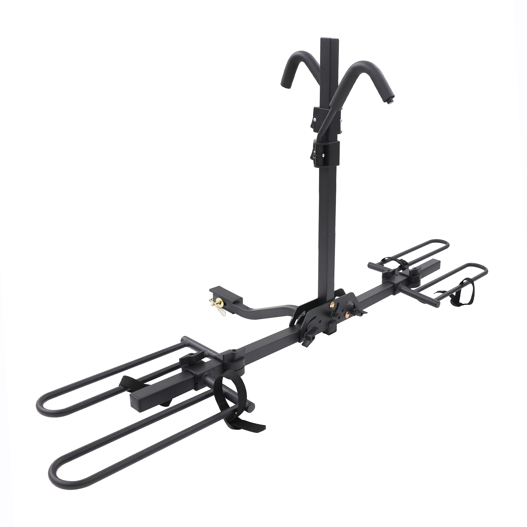 TowingMaster Deluxe Bike Rack - 2-Bike Capacity, 2in. Hitch, 80-Lb. Load Capacity
